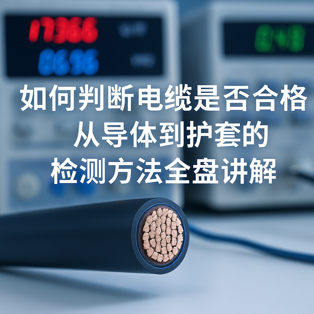 怎样判断电缆是否及格？？？？从导体到护套的检测要领通盘解说