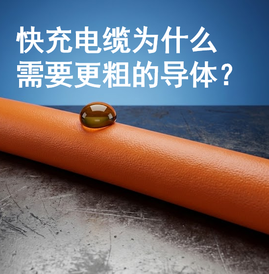 快充电缆为什么需要更粗的导体？？？？？？揭秘新能源汽车充电的“热”知识
